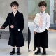 模特走秀痞帅西服儿童生日礼服 潮帅气时髦小少爷西装 男童西装 套装