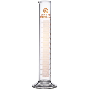 华鸥 玻璃量筒A级可过检定 带刻度量桶 实验室高精度量出式量筒5 10 25 50 100 250 500 1000 2000 5000ml