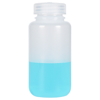 塑料试剂瓶 样品大口瓶广口瓶 防漏聚乙烯PE瓶聚丙烯PP瓶耐高温高密度HDPE瓶透明白色100 250 500 ml毫升1L