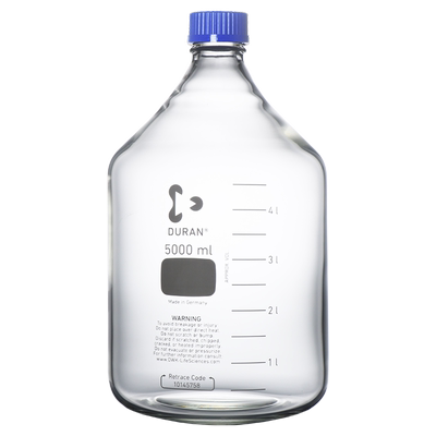 德国进口schott肖特试剂瓶瓶 Duran杜兰 螺口蓝盖瓶透明丝口蓝盖试剂瓶25 50 100 250 500 1000 2000 5000ml