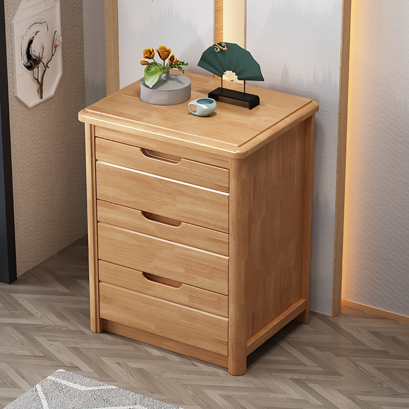 实木三斗柜卧室客厅胡桃木实木柜储物柜床头桌卧室阳台柜储物柜,住宅家具,床头柜,淘宝优惠券,粉丝福利购,淘宝优惠卷