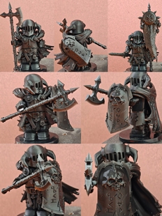 战锤黑暗奴兵兵团3D打印兼容积木人仔配件套装微缩玩具