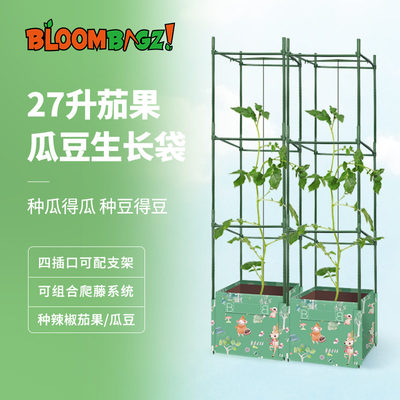 Bloombgz阳台种植神器蔬菜茄果专用生长袋家庭爬藤花架户外花盆