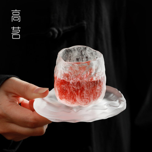 日本梅子酒烈酒李子柒同款杯子