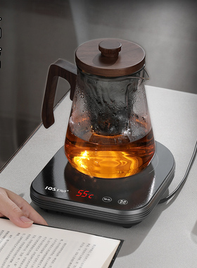 迷你小型煮茶器超薄电陶炉茶炉茶具套装加热底座玻璃泡茶壶耐高温