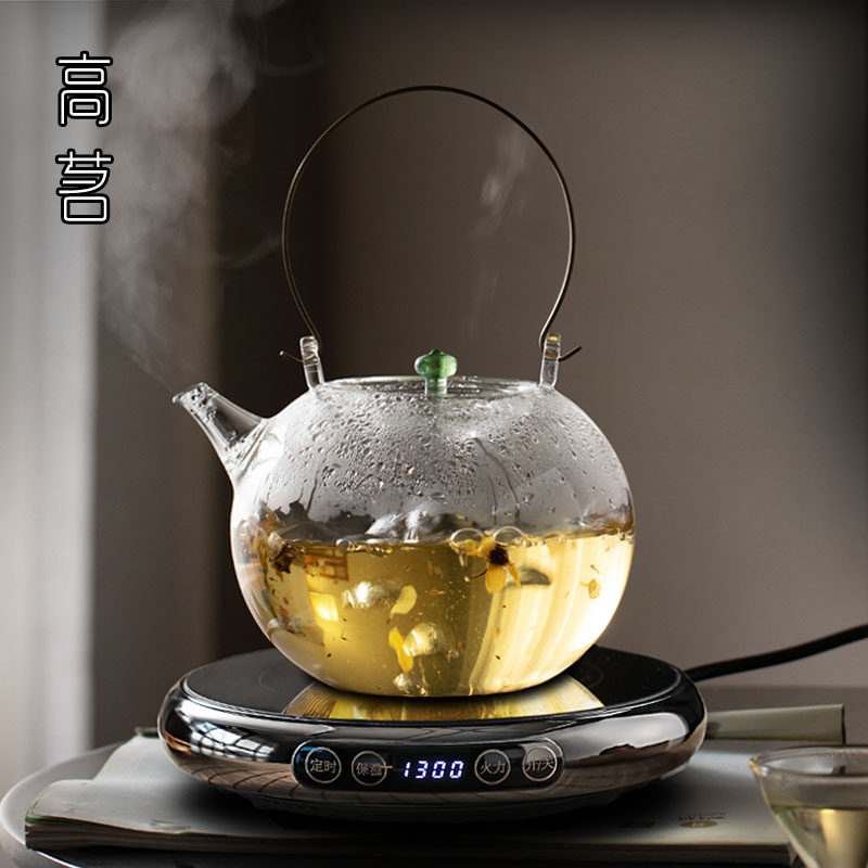 高茗大容量玻璃壶耐高温煮茶壶图片