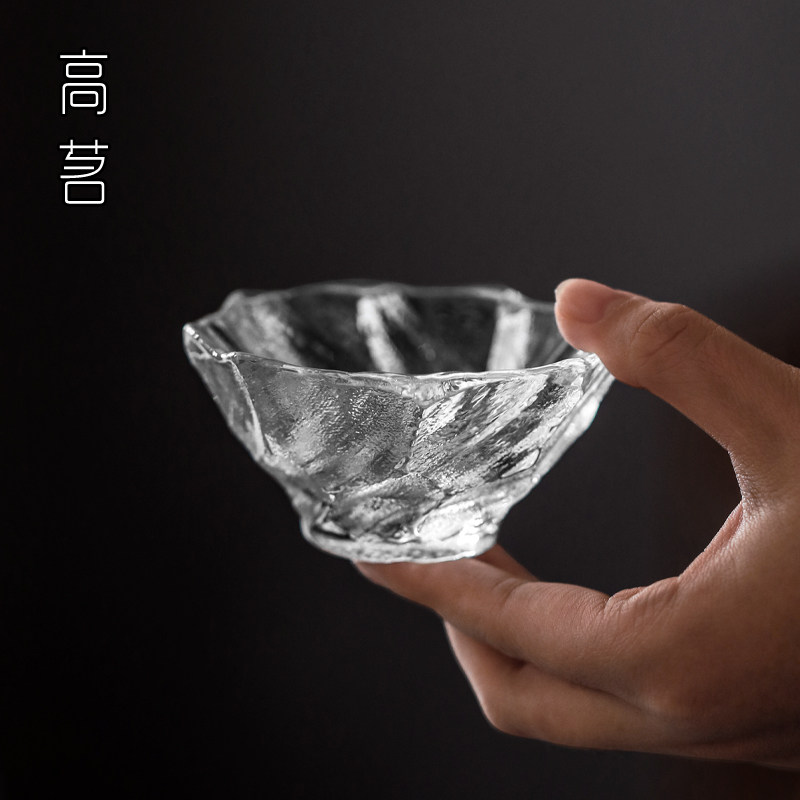 高端琉璃主人杯单杯斗笠杯图片