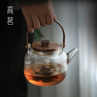 围炉煮茶器煮茶炉烧水壶耐高温 玻璃煮茶壶电陶炉泡茶专用2025新款