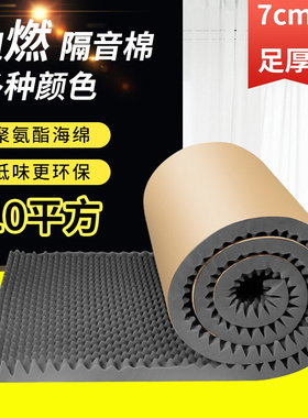 防火隔音棉吸音棉墙体超强消音棉ktv专用材料海绵膈音自粘鸡蛋棉