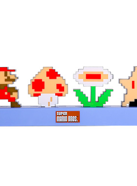 SuperMario超级玛丽马里奥周边音乐节奏灯创意复装饰小夜灯氛围灯