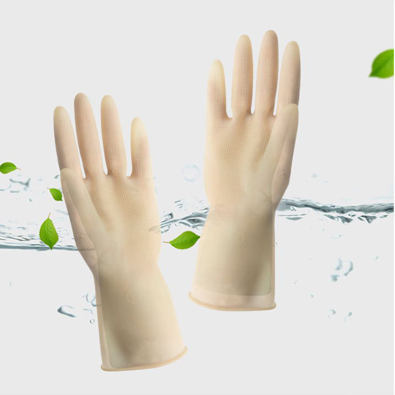 洗碗家务手套防水防疫家用乳胶加厚耐用手套刷碗洗菜洗衣家务清洁 近期好价¥4.9