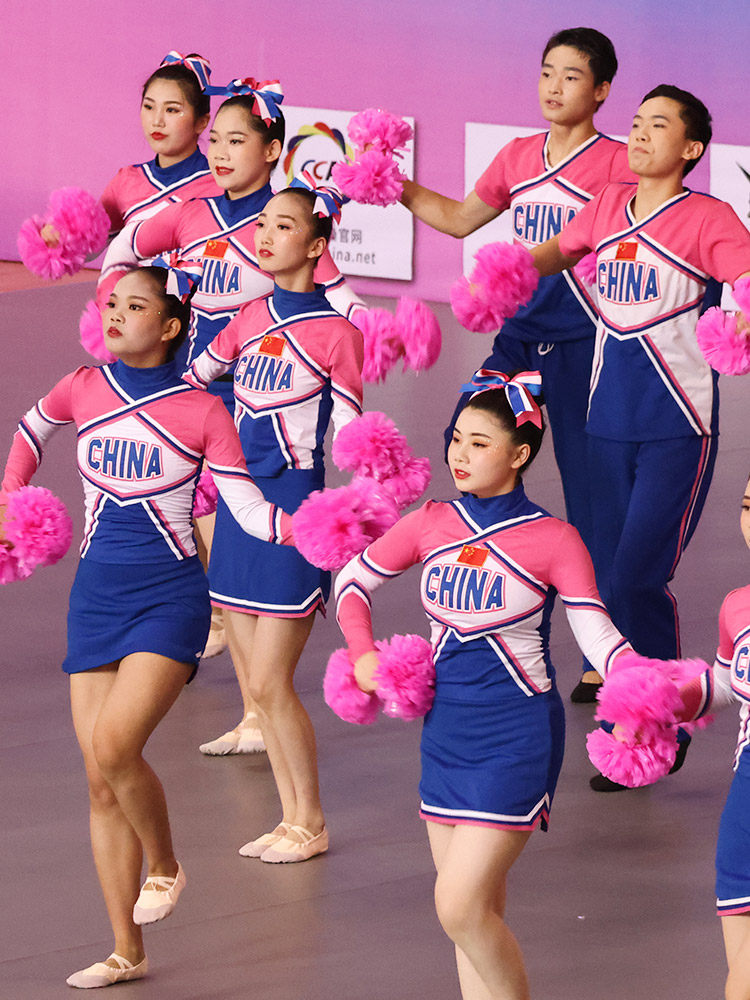 拉拉队比赛服装健美操服装新品