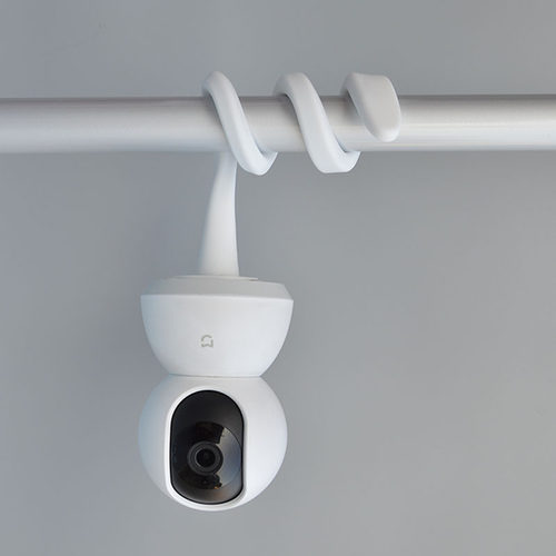 小米摄像头窗帘杆支架绑式空调管