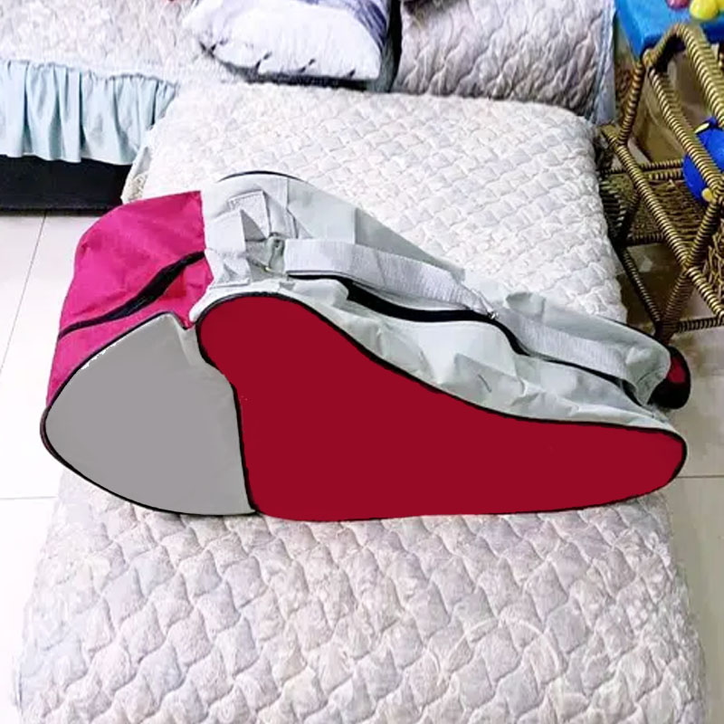 轮滑鞋收纳包升级款儿童成人轮滑子母背包溜冰鞋单肩包直排轮鞋包