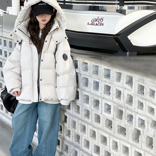 廓形女童羽绒服儿童冬装女款2025新款洋气加厚90绒大童冬季羽绒服
