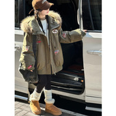 大衣韩 洋气女大童冬季 超好看女童棉袄服儿童加绒冬装 外套2025新款