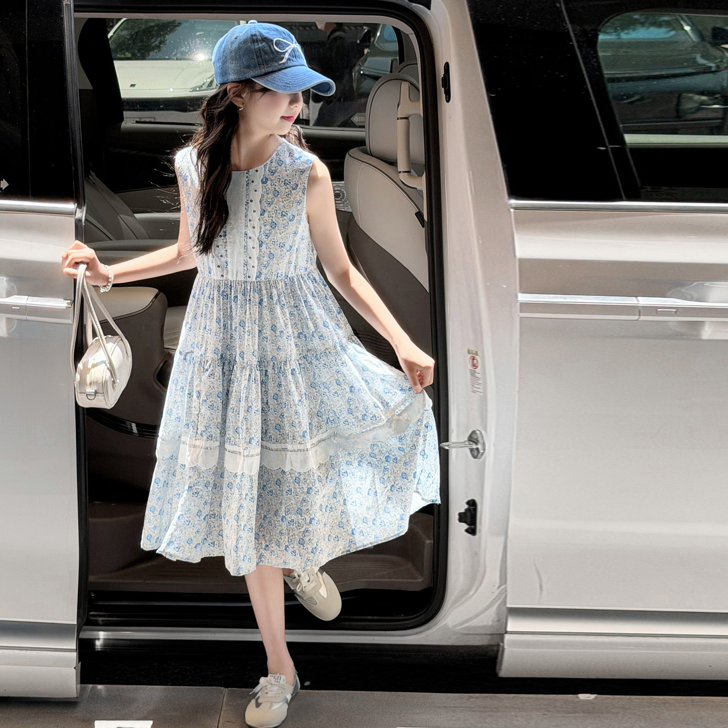 夏天度假风女童裙子2026夏装新款
