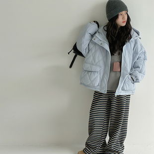 韩国童装女童轻薄棉服儿童棉袄2025冬装新款洋气超好看女大童棉衣