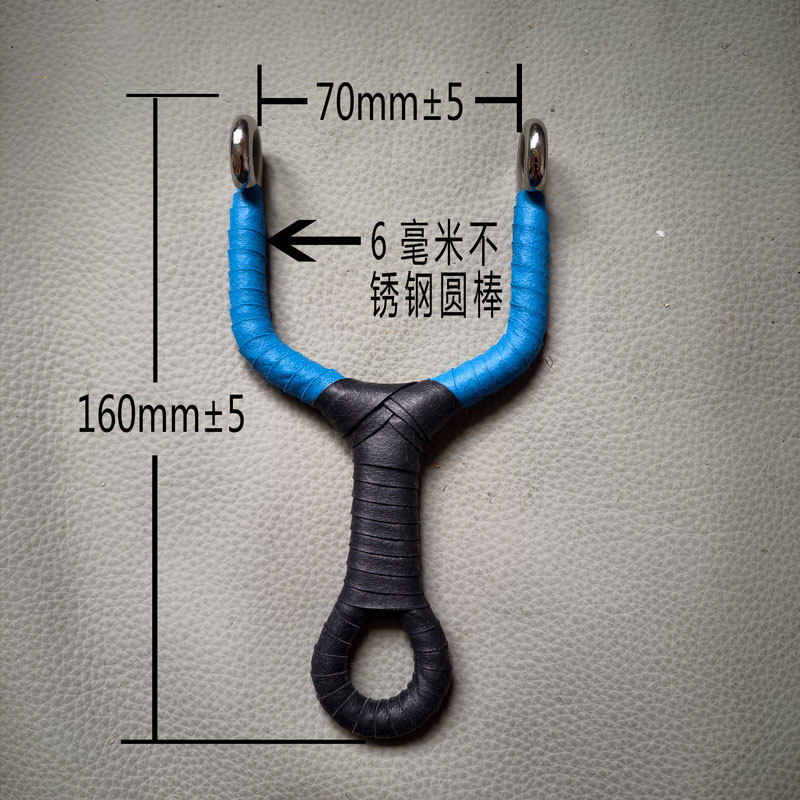 大弓门纯手工冷弯弹弓6毫米不锈钢棒材304传统直板弓大人玩具怀旧