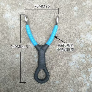 大弓门纯手工冷弯弹弓6毫米不锈钢棒材304传统直板弓大人玩具怀旧