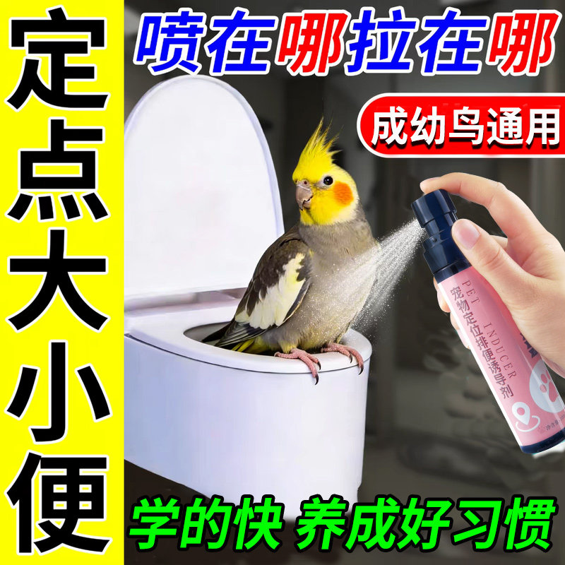 鹦鹉专用定点排便诱导剂定位上厕所神器鸟架训练不乱拉宠物诱便液