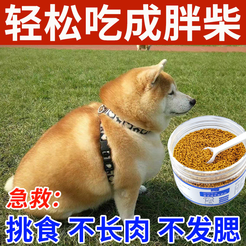 柴犬长不胖不发腮挑食厌食专用营养品开胃增食长肉增肥狗狗维生素
