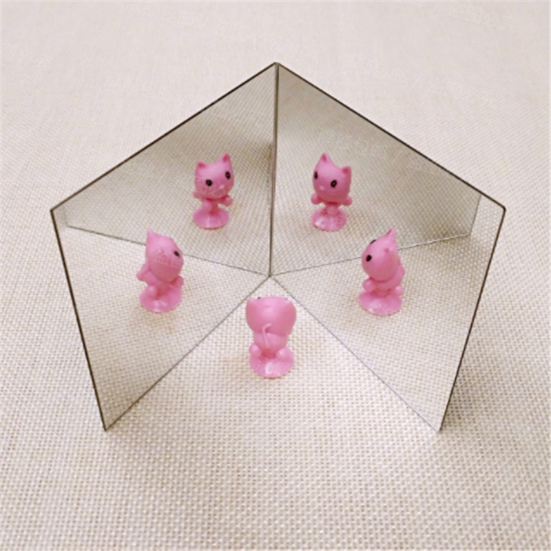 塑料镜子 制作万花筒diy 自制科学实验diy玩具潜望镜镜子万花筒镜