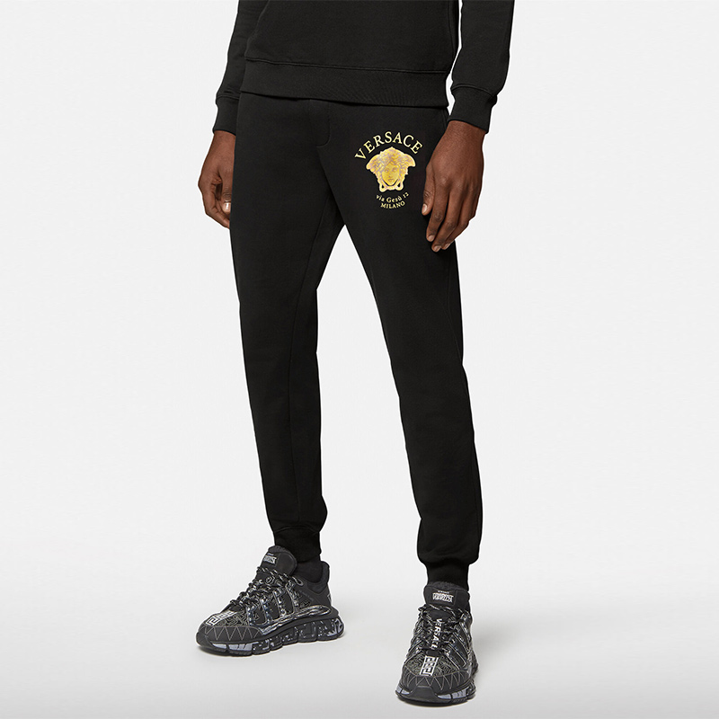 Versace/范思哲卫裤男士束脚休闲运动裤秋冬新款奢品男装
