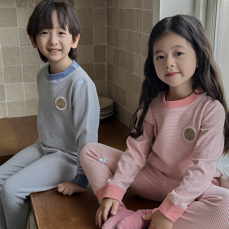 宝宝秋衣秋裤套装儿童保暖睡衣