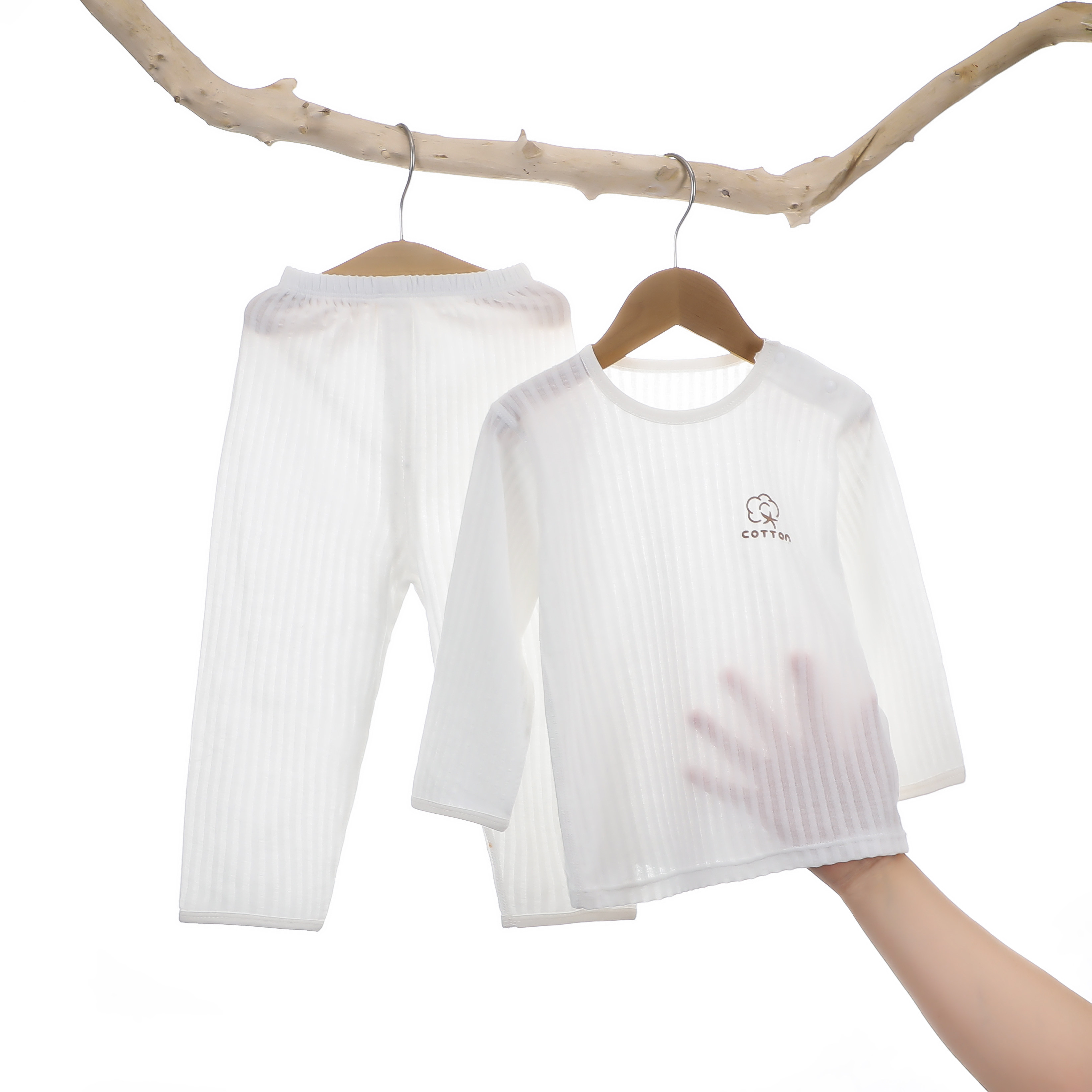 儿童睡衣a类纯棉夏季薄款婴儿空调服宝宝分体衣服儿童家居服套装图片