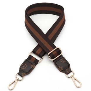 新品 宽包带斜跨肩带背带宽肩带配件女包 带子老花包带宽肩带3.8cm