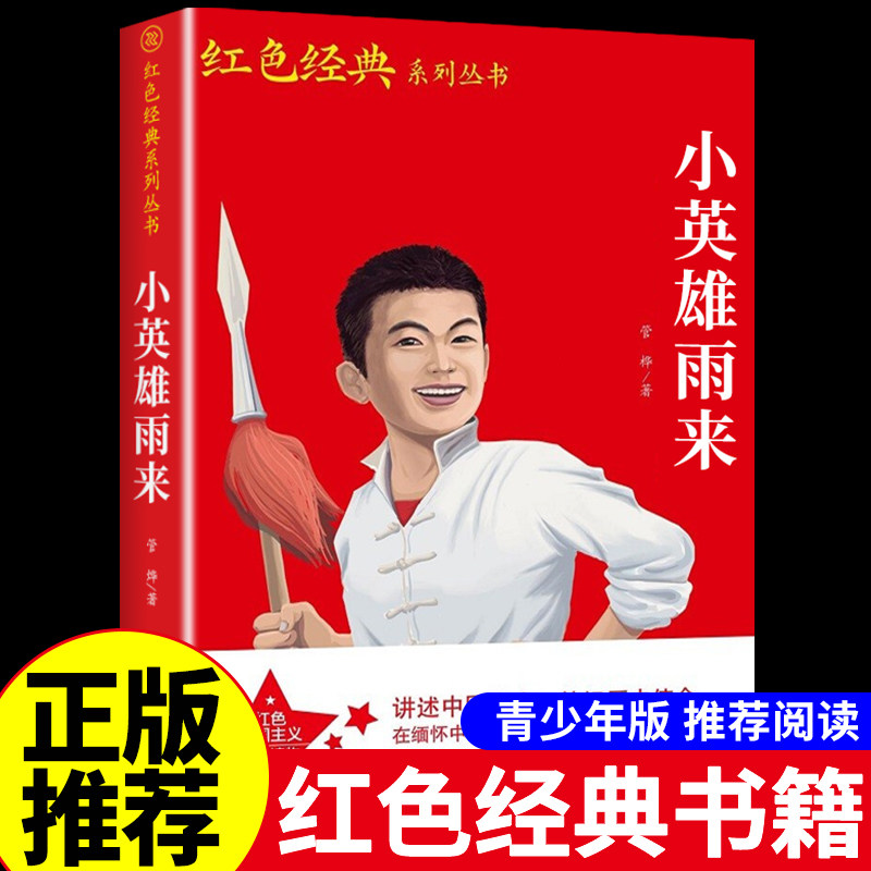 少年抗日英雄故事书红色经典丛书-小英雄雨来  小学生革命传统教育