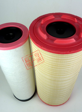 K2859空滤2858潍柴汽车吊CF1840新款三一80吨吊车空气滤芯C281440