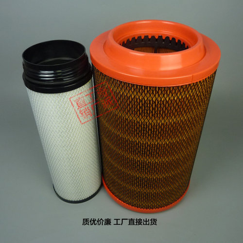 PU2437空滤 适配一汽解放货车悍威奥威J5 J6空气滤芯 1109070-385