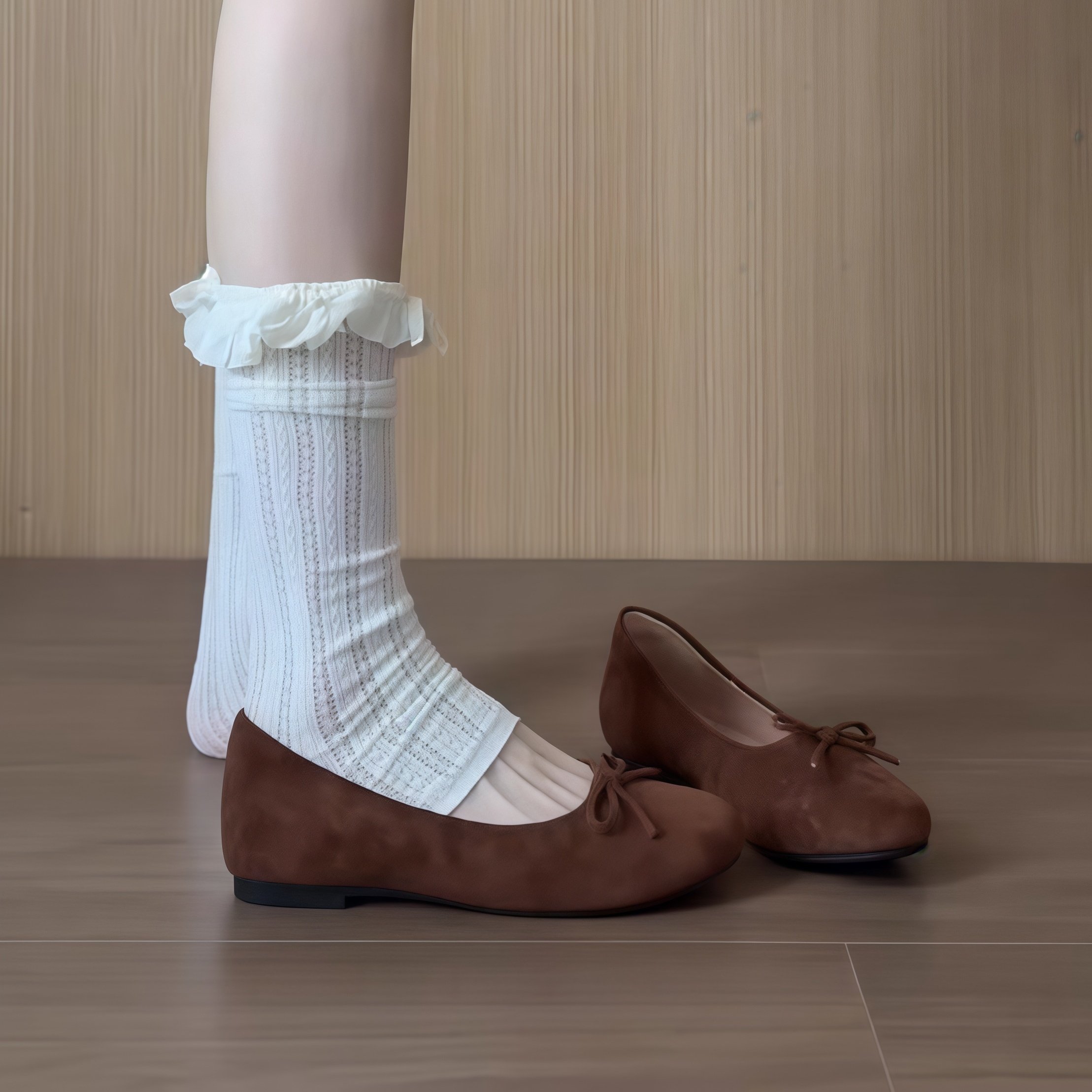 复古风蝴蝶结平底单鞋女2025新款棕色内增高玛丽珍鞋软底圆头瓢鞋,女鞋,浅口单鞋,淘宝优惠券,粉丝福利购,淘宝优惠卷