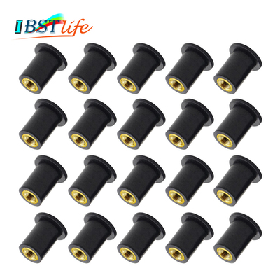 M5 摩托车通用挡风螺丝 风挡固定螺母橡胶螺帽本田雅马哈川崎宝马