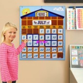 Cander抓周道具男女通用挂袋有特殊日子活动卡教具家用