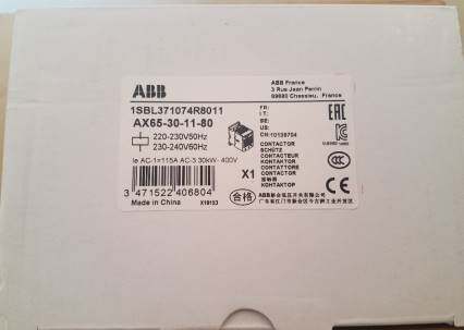 原装交流接触器 AX65-30-11-80 AC220V询价