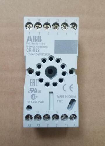 原装ABB插拔式继电器附件 底座 CR-U3S询价
