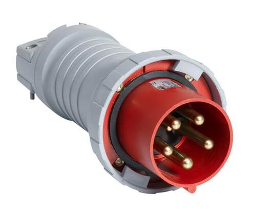 原装ABB五极移动工业插头 4125P6W 125A 46-415V IP67询价