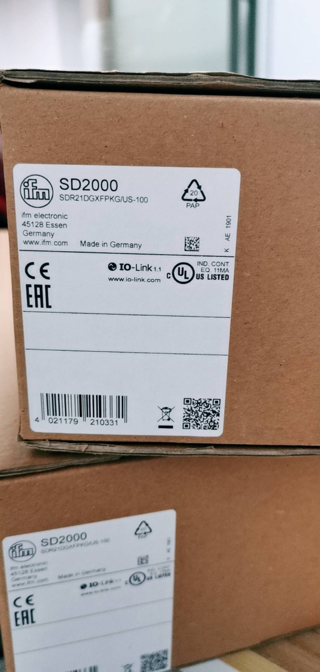 原装易福门传感器SD2000 SD2500询价