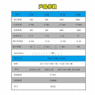 牌小型家用厨房烘焙电子计数天平15公斤台秤1g克TJ30K询价