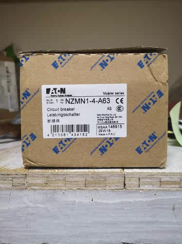 / MOELLER金钟 塑壳断路器 NZMN1-4-A63 4P63A询价