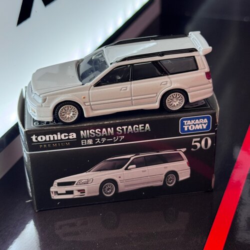 TOMY合金小汽车模型TOMICA多美卡TP50号日产NISSAN尼桑STAGEA瓦罐