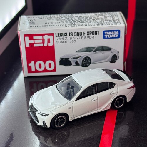 TOMY多美卡tomica合金汽车模型男玩具 100号雷克萨斯IS350 FSPORT