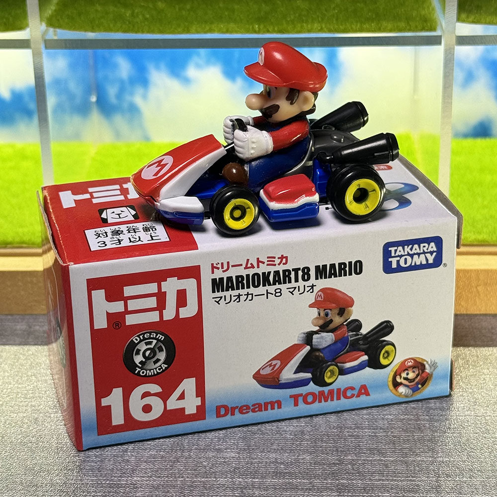 TOMY合金小汽车模型摆件TOMICA多美卡梦想164号马里奥赛车玩具