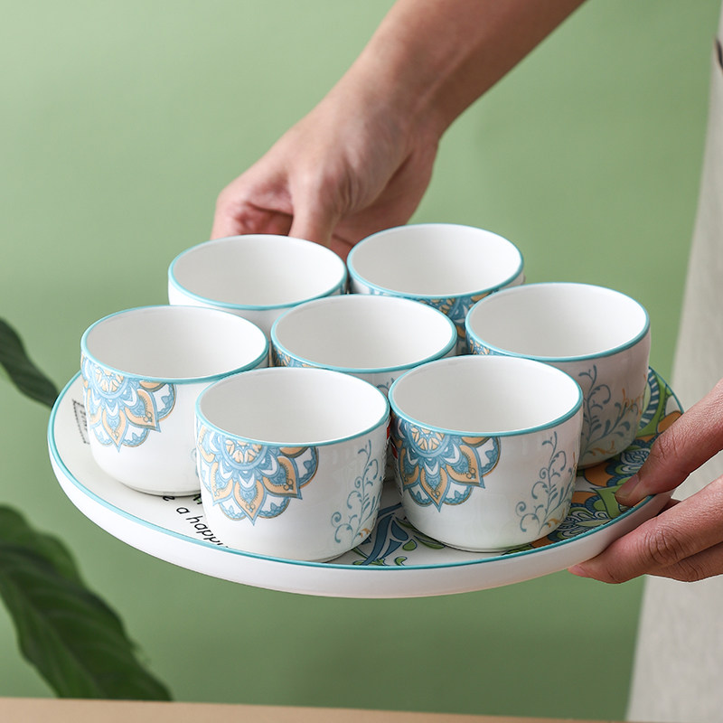 茶杯水杯陶瓷釉下彩喝茶杯