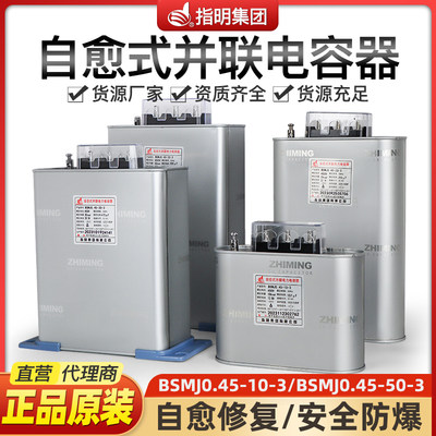 指明集团正品BSMJ0.45自愈式低压电力电容器无功补偿并联电容器