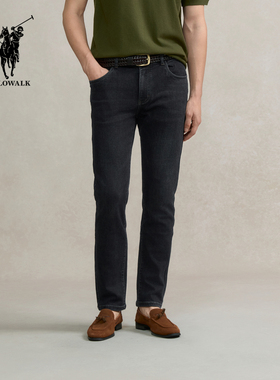 POLOWALK  男式牛仔裤2025秋冬新品经典时尚直筒长裤BKLW53320011