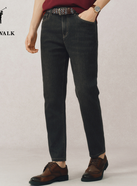 POLOWALK春夏裤新品男式牛仔裤简约时尚百搭休闲男裤BKLW51320091